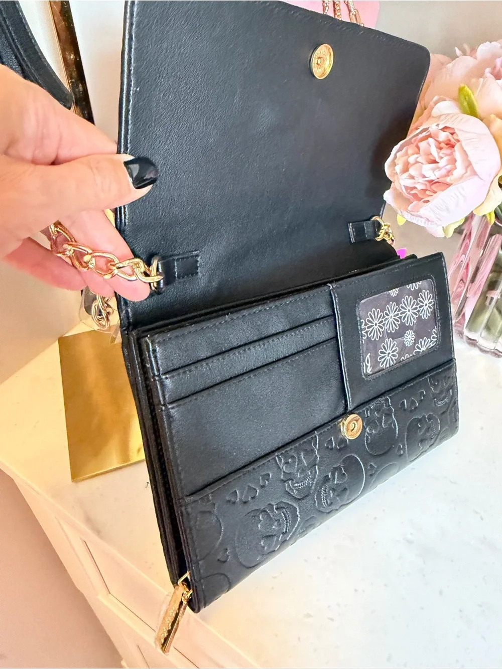 Betsey Johnson structured crossbody